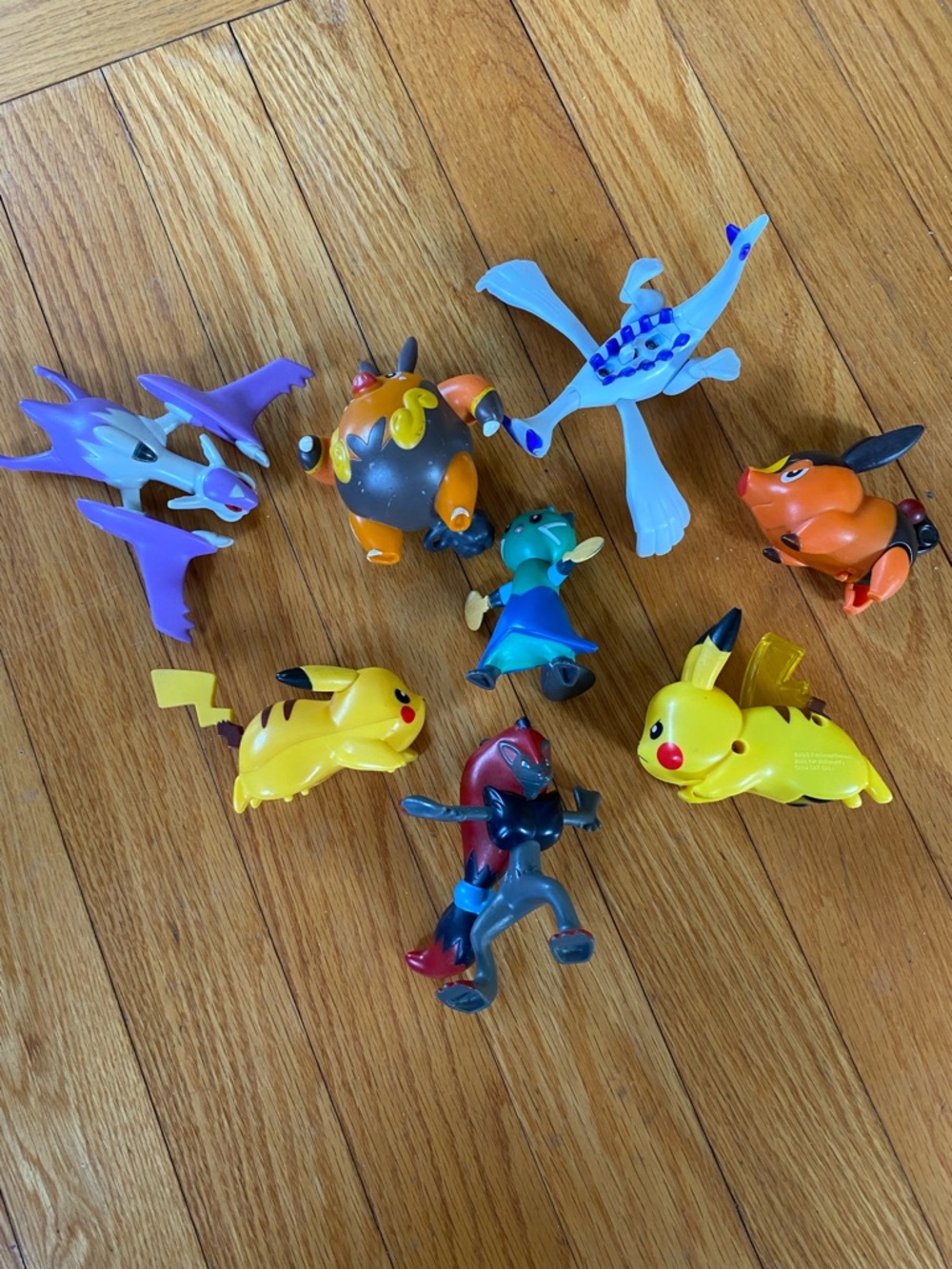 Assorted McDonald’s Nintendo Pokémon 8 Figures set - 2011,2015